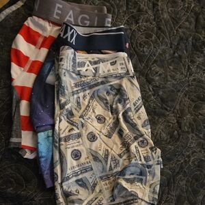 Men's Boxer Briefs with Money Print